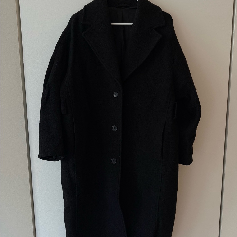 & Other Stories Classic Black Trench Coat